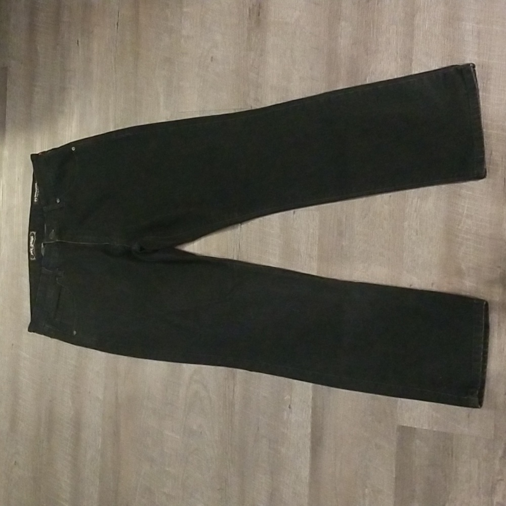Jack Of Spades Mens Jeans sz36/32 straight-leg Black
